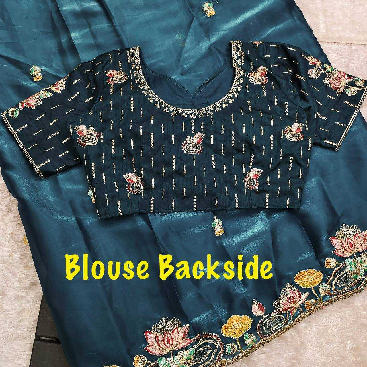 Pure Soft Jimmy Choo with Heavy Embroidery Multi Treads - Image 8